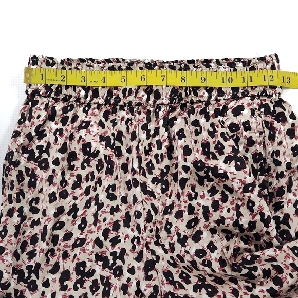 ZARA Leopard print high Waist Satin Jogging pants - Picture 5 of 9